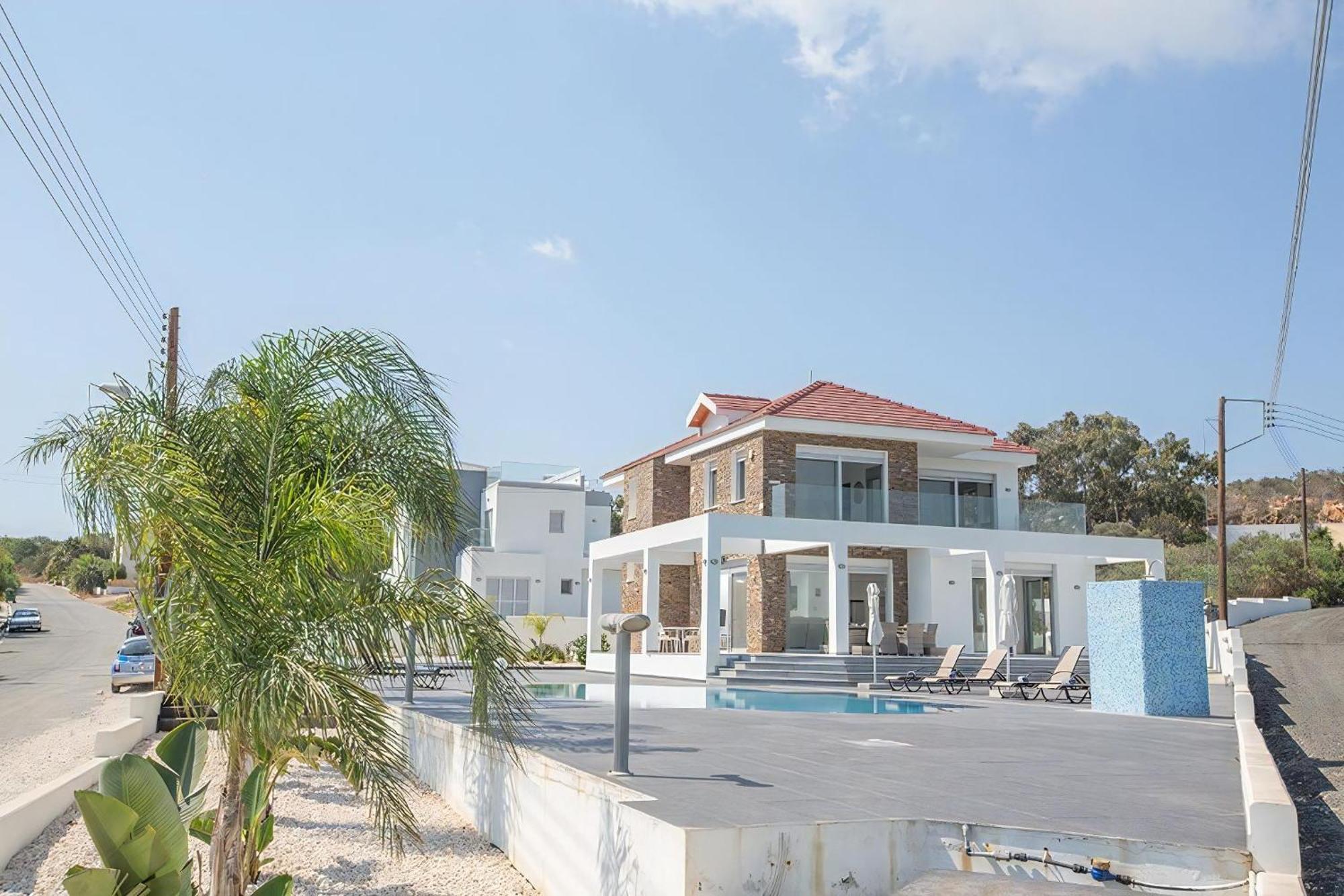 Villa Protara Chrysos - Beautiful 5 Bedroom Protaras Villa - Walking Distance To Fig Tree Bay Eksteriør billede